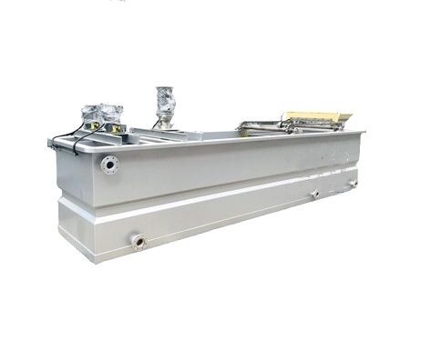 Usine avancée de flottation à air par cavitation pour les eaux usées huileuses