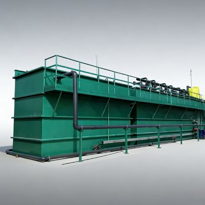 Système intégré de traitement des eaux usées avec procédé multi-étapes pour applications industrielles et municipales et conception personnalisée