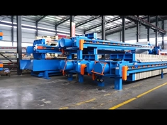 Presse-filtre à déshydratation des boues à fonctionnement manuel pour la séparation solide-liquide